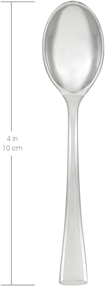 Mozaik Mini Recyclable Tasting Spoons, Silver...