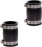 Fernco 1056-150 1-1/2-in. Flexible PVC Pipe Coupling for Cast Iron and Plastic Plumbing Connections 2-Pack...