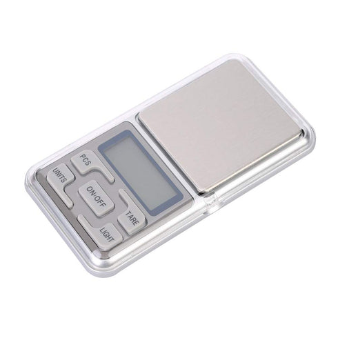 Digital Jewelry Scale, Mini Electronic Jewelry Carat Scale Laboratory Balance Gold Silver Diamond Stone Calibration Weight Measuring Tool for Weig...