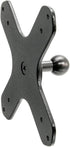 ARKON Mounts VESA 75 / VESA 100 to 20mm Ball Mount Bracket Adapter | Industrial-Strength Construction | VESA-Compatible Devices | Durable 20mm Bal...