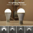 Solar Light Bulbs Dusk to Dawn Solar Lights Indoor, Portable Solar Chicken Coop Lights Hanging Solar LED Camping Lights, 2-Pack...