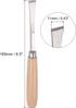 uxcell Wood Chisels Carving Knife, 10mm Chrome Plated 45# Carbon Steel Flat Tip Woodworking Hand Tool Graver 165mm (6.5-Inch) Length...