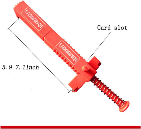 LXQ 5.9-7.1 Inch Extended Upgrade Brick Line Clips Line Runners Sold in Pairs,Orange...