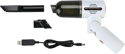 Mini Cordless Rechargeable Handheld Portable Vacuum Cleaner and Blower for Home, Office or Car Interior Use - Clean Computer, Keyboard, Drawer - 1...