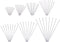 PH PandaHall 700 Pcs 304 Stainless Steel Flat Head Pins Findings 7 Styles Jewelry Making Pin 3/5 2 Inch Length 23 Gauge for Earring Jewelry Craft ...