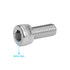 10PCS Water Bottle Cage Bolts Holder Screws, Bike Bicycle Cycling Bracket Rack Bolts Screws Accessories, Stainless Steel M5x12mm Hex Socket Head S...