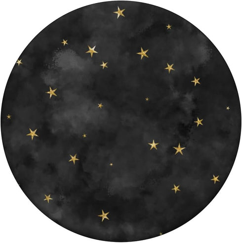 Starry Night Galaxy Tiny Golden Stars on Smoky Charcoal Gray PopSockets PopGrip: Swappable Grip for Phones & Tablets PopSockets Adhesive PopGrip...