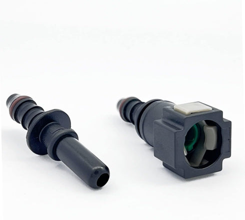 7.89mm SAE 5/16 (8mm) Straight Nylon Fuel Line Hose Quick Release Connector...