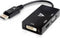 V7 DisplayPort Adapter (m) to VGA, HDMI or DVI (f) - Black - V7DP-VGADVIHDMI-1N...