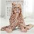Vauwmsr Baby Hooded Blanket Ultra Soft Warm Newborn Infant Swaddle Wrap Bath Shower Towel, 25.6" x 39.4", Brown...