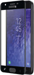 CENTAURUS Galaxy J7 2018 Screen Protector-(3 Pack) Ultra-Thin Full Coverage Black Tempered Glass Protective Film Compatible with Samsung Galaxy J7...