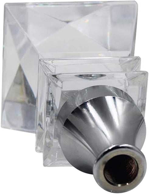 Crystal Diamond Shape Car Gear Stick Shift Shifter Knob Universal fit for Most Manual Transmission or Automatic Transmission Without Lock Button, ...
