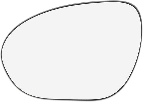 X AUTOHAUX Car Rearview Mirror Glass Replacement with Backing Plate Heated Left Side Driver Side for Nissan Cube Juke...
