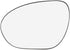 X AUTOHAUX Car Rearview Mirror Glass Replacement with Backing Plate Heated Left Side Driver Side for Nissan Cube Juke...