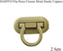 HAHIYO Flip Purse Closure Turn Locks Clip Clasp Easy Install with Online Instructions Picture for Wallet Briefcase Clutch Handbag 1.65 Inch Length...