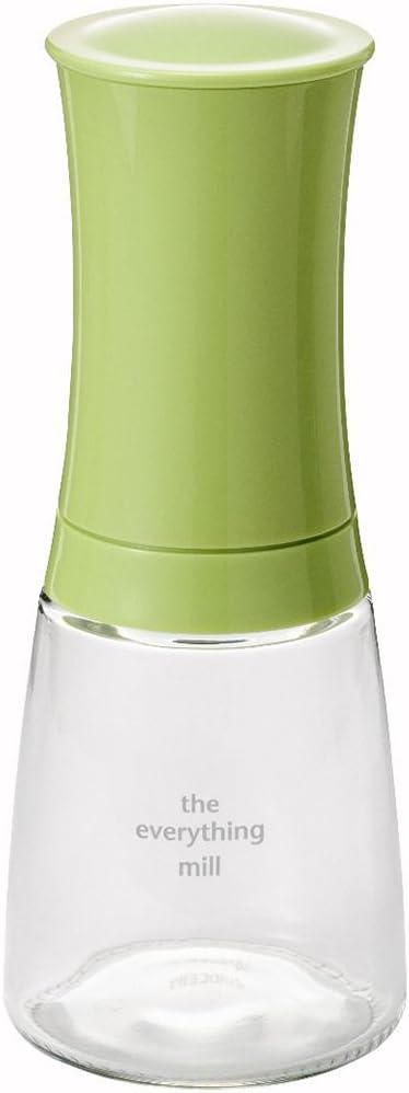 Kyocera Advanced Ceramics Pepper, Salt, Seed and Spice Mill with Adjustable Advanced Ceramic Grinder, The Everything Mill-Apple Green...