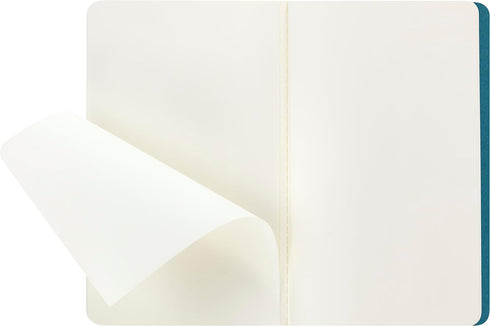 Moleskine Cahier Journal, Soft Cover, Large (5" x 8.25") Plain/Blank, Brisk Blue, 80 Pages (Set of 3)...