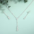 JAKAWIN Bride Silver Bridal Necklace Earrings Set Crystal Wedding Jewelry Set Rhinestone Choker Necklace for Women (Set of 3) (NK143-3)...