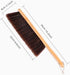 Hand Broom,Horse Hair Brushes,Soft Horsehair Upholstery Brush with Handle,Shop Brush Dustpan,Foxtail Broom,Dust Broom for Bench/Couch/Furniture/Co...
