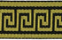 Trims by the Yard Alexander 1 3/4" Greek Key Woven Black/Gold | (10 yard cut) Trim, 30 Foot (Pack of 1)...