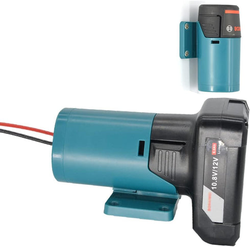 Power Wheels Adapter for Bosch 10.8V 12V Battery Holder Wall Mount, Power Connector,Power Tool DIY Battery Connector (Battery not Included) 1pcs...