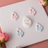 4 Pcs Bohemian Flower Polymer Clay Cutters,Retro Boho Flowers Shape Polymer Clay Molds Vintage Floral Pattern Clay Earring Cutters Clay Cutters fo...