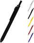 DUNBONG 4 in 1 Multicolor pen, Metal Cased Multifunction Pen, 0.5mm Mechanical Pencil, Red Ball Pen, Blue Ball Pen and Black Ball Pen, 1-Count (Bl...
