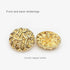 16 Pcs Golden Metal Buttons Sweater Coat Suit Socialite Retro Style Buttons 18mm/0.7inch?23mm/0.9inch...