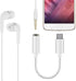 2 Pack USB C to 3.5mm Headphone Jack Adapter Type C Port Audio Aux Cable Dongle Compatible with iPhone 15/15 Plus/15 Pro/15 Pro Max/iPad/Pixel, Sa...