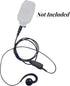 CLP1010e Earpiece CLP1080e Earpieces C-Swivel Radio Ear piece Walkie Talkie Headset with PTT Mic Compatible with Motorola CLP 1010e CLP1040e CLP 1...