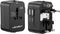 LENCENT International Travel Adapter, Worldwide All in One Universal Power Wall Charger AC Power Plug Adapter with 2 USB Charging Ports for USA EU...