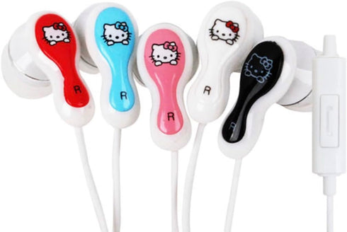 Bandal & Neoul HELLOKITTY On Ear Earphones with Microphone Capability & Volume Control (Blue)...