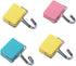 DDJYP Pack of 4 Creative Super Strong Magnetic Hooks, Colorful Heavy Duty Powerful Magnetic Hooks...