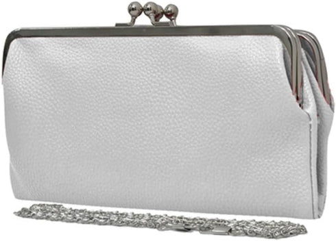 Double Frame Vintage Style Clutch Purse Wallet, Clutch Purses for Women, Wallet Women, Clutch, Travel Wallet Womens...