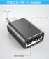 Elebase 4Pack USB to USB C Adapter&Type C Male to 3.0 Female Charger,Thunderbolt 4 to Type A OTG Converter for iPhone 12 13 14 15 MacBook Pro Appl...