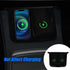 Center Console Wireless Charger Anti-Slip Silicone Mat, Waterproof Phone Pad for Wireless Charging, Car Interior Accessories Universal for Model 3...