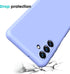 Samsung Galaxy A14 5G (Not for 4G) Case, Liquid Silicone Case with Microfiber Lining Thickening Shockproof Design Soft Gel Rubber Phone Case Cover...