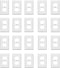 Duplex Wall Plates, Electric Receptacle Outlet Cover with Screws, 1-Gang Standard Size 2.76"W x 4.5"H, Glossy White (20 Pack)...