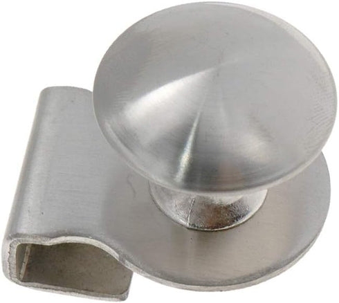 Round Shape Glass Cabinet Door Knob No Need Drill Cabinet Pull Handles -Pack of 2...