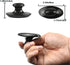 2 Pcs Long Mushroom Shaped Massage Stones Natural Bian Stone Hot Rock for Spa Massage Black...