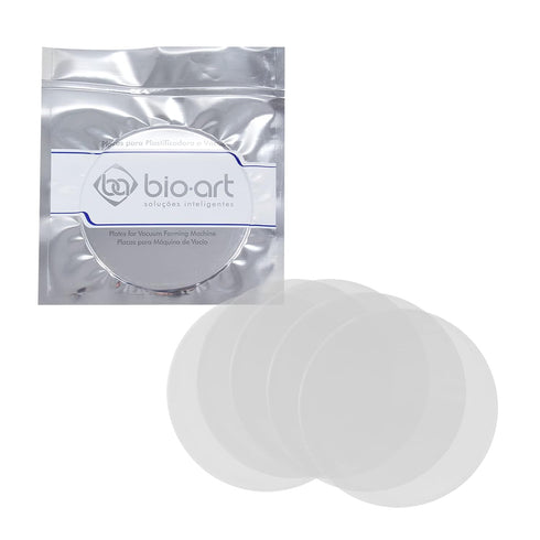 Dental Vacuum Forming Splint Sheets Round, 1MM, Hard PET-G Dental Lab Splint Thermoforming Material for Vacuum Forming Machine ?134mm, 5 Sheets...