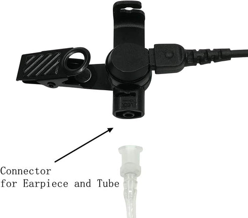 Replacement Acoustic Coil Tube for Motorola Baofeng Kenwood Walkie Talkie Radio Earpieces and Two Way Radios Headset (10 Packs)...