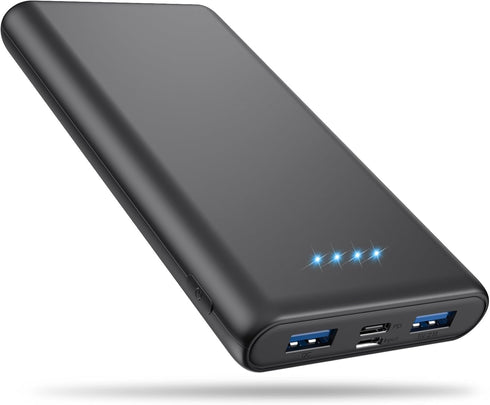 Portable Charger Power Bank 26800mAh, QC3.0 USB C PD Fast Phone Charging with Newest Intelligent Controlling IC, 3 Out & 2 Input External Cell Pho...