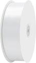 Maclemon 1-1/2 inch Wide 100 Yards Double Face White Satin Ribbon White Fabric Ribbon for Gift Wrapping Very Suitable for Weddings Decoration Bouq...