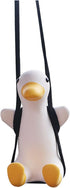 Swinging Duck Car Hanging Ornament, Cool Flying Duck Car Rear View Mirror Hanging Accessories, Auto Truck Interior Rearview Mirror Decoration Pend...