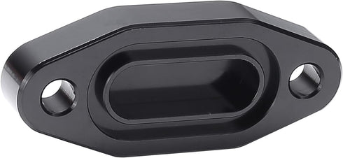 Kaas LS Billet Oil Cooler Block off Plate on Oil Pan for LS1 LSX LS2 LS3 LQ4 LQ9 LS6 L92 L99 L33 5.3L 4.8L 5.7L 6.0L 6.2L Black, Aluminum Alloy 60...