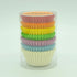 Bright Rainbow Cupcake Liners Mini Greaseproof Paper Baking Cups, 150-Count...