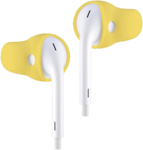 ACOUS Design Purest Earbuds Covers Anti-Slip Sport Tips Covers Compatible with Apple AirPods1&2 and EarPods (Strong Lemon)...