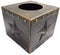 DeLeon Collections Metal Star Square Tissue Box, Copper Finish...