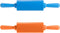 NUOMI Kids Rolling Pins for Baking Playdough 2 Pack Non-Stick Silicone Small Rolling Pins for Home Kitchen,Random Colors...
